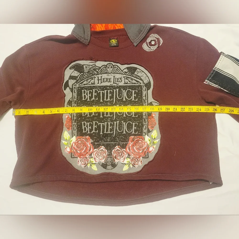 Athletic Works Maroon Graphic Sweater - Picture 13 of 15